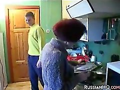 Geil russische Großmutter