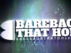 BareBackthathole Hunks Hugh Hunter ja Brad Kalvon ilman Bareback