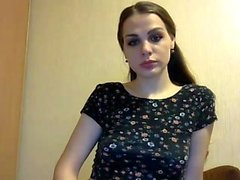 Cute Brunette Teen Amateur CFNM Fellation et Facial