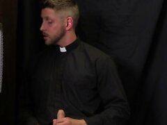 Yesfather - Junge Katholik saugt den Priester ab