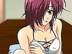 A masturbação hentai bonito de sex doll pego