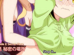Anime Ecchi Szenen, Anime -Fanservice, Anime Yuri -Brüste saugen