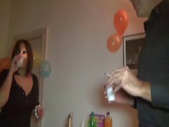 Französisch MILF während einer Party analfucked