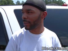 Casey Clays First Experience With A Black Cock