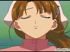 Vollbusige Anime Kinderfrau Arschfick von Naughty Arzt