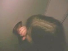 Her first gloryhole blowjob!
