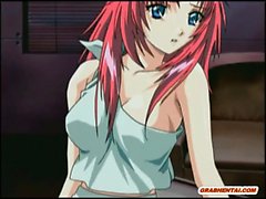 Redhead hentai auto maturant et recevoir cum