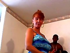 Big tittied mature fucked sideways