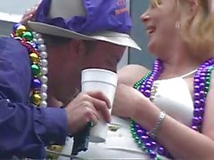 Mardi Gras where these babes wear their boob beads with pleasure