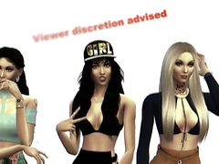 Sims 4 serirs cartoon, nigga big girl, latina cartoon