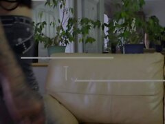 Lusty tattooed French Canadian babe Tynna gets fucked in