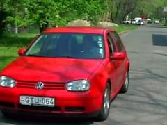 Outdoor Carro Hot Blowjob