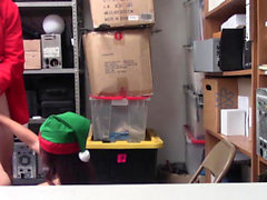 ShopLyfter - Teen Elves Roubar Caught é fodida