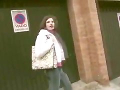 Veronica pegou na rua