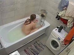 Horny Fat Arab Housewife doigté sur la came cachée amateur