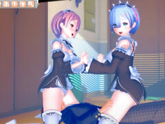 Rem ram felix hentai, 3d yeni, yeniden