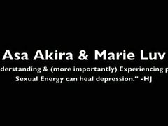 asa akira and marie luv share a cock