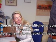 Sexe anal rugueux - Allemand Big Natural Seins Milf Secrétaire baise