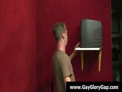 Homosexuell und Homosexuell Hardcore- Gloryhole Bezahlte Handjobs 16.