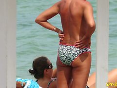 Topless Amateur MILFs - Voyeur Beach Close-Up