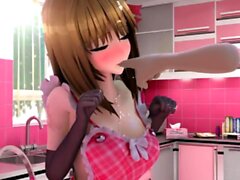 Incrível sexo anal hentai com enfermeira empolgada impressionante