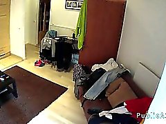 Chico dicked big folla a dama de habitación de hotel