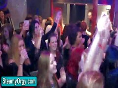 Amateur teens partying with strippers