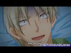 Anime homosexuel chaud embrassa et le faire enculer