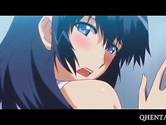 Sexy Anime girls ottanut ahkerasti pukuhuoneen