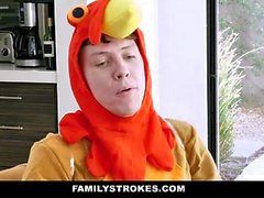 FamilyStrokes - família têm uma acção de graças Orgy