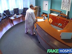 FakeHospital Horny sexy blonde patient