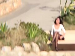 MamacitaZ - Outdoor sex with brunette steamy Latina teen