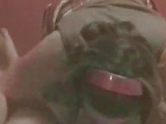 Blowjob with cumshot on wife39s pink glasses