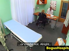 Busty, salesagent, cumsprayed, docteur, bureau